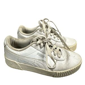 Size 4 Puma White Sneakers